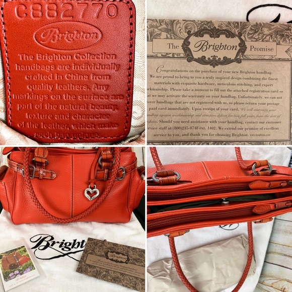 Brighton “Loretta” Leather Satchel - Picture 11 of 14